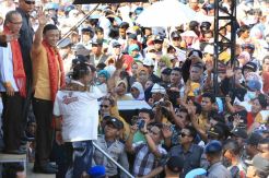 Pekan kedua kampanye, Capres Wiranto datangi basis Hanura di Sumbawa