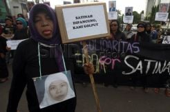 Demo solidaritas untuk Satinah