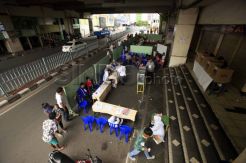 Pedagang Pasar Tanah Abang tak ketinggalan ikut nyoblos