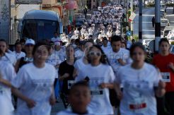 Ribuan peserta ramaikan Palestina Marathon