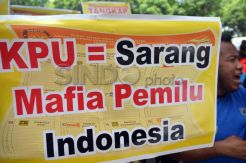 Jaringan Masyarakat Pemantau Demokrasi Indonesia nyatakan pemilu gagal
