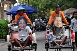 Koalisi SBY dan Megawati ala tukang becak