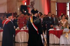 Wiranto dan Mega hadiri pengukuhan guru besar Hendropriyono