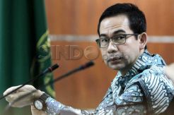 Advokad Rudy Alfonso beri kesaksian pada sidang Wawan