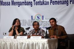 LSI rilis hasil survei Pilpres