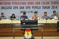 KPU mulai bahas penetapan perolehan kursi DPR dan DPD