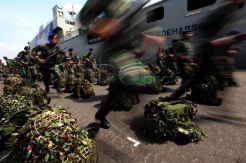 Apel Penutupan Latgab TNI 2014