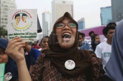 Relawan Dukung Jokowi-JK Gelar Aksi