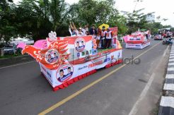 Pawai Sosialisasi Pilpres Keliling Palembang