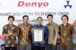 Genset Denyo Raih Penghargaan Muri