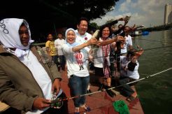Lomba Mancing HUT Jokowi di Sunter