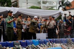 Pemusnahan Miras di Kota Bandung