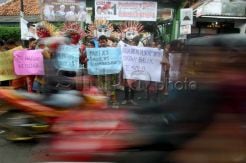 Aksi Warga Sentiong Tolak Pemimpin Bohong