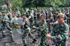 Kodam IV/Diponegoro Gelar Latihan Penanggulangan Huru-Hara