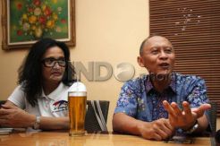Pramono Edhie Buka Bersama Wartawan