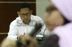 Anas Urbaningrum Jalani Sidang Lanjutan