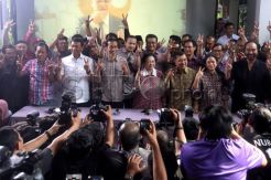 Hasil Hitung Cepat Sementara, Jokowi-JK Menang Tipis