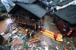 Banjir Rendam Kawasan Kota Kuno di China
