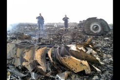 Bangkai Pesawat Malaysia Airlines yang Ditembak Jatuh di Ukraina
