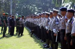 Gelar Pasukan Operasi Ketupat di Palembang