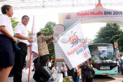 BNI Berangkatkan 6050 Pemudik Gratis