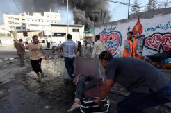 Serangan Rudal Israel di Pasar Gaza, 15 Tewas