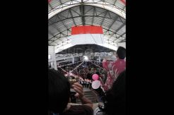 Pedagang Pasar Nongko Gelar Upacara Bendera di Pasar