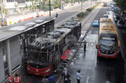 Lagi, Bus Transjakarta Terbakar