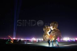 Festival Seni dan Musik The Burning Man 2014 di Nevada
