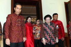 Jokowi Hadiri Silaturahmi Fraksi PDI Perjuangan