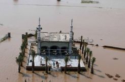 Pandangan Udara Banjir di Pakistan