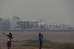 Kabut Asap di Sumatera Selatan Memasuki Level Tidak Sehat