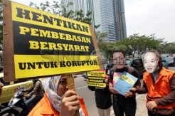 Aktivis Anti Korupsi Tolak Pemberian Pembebasan Bersyarat Bagi Koruptor
