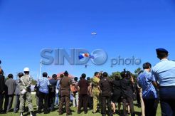 Manuver Jet Tempur Sukhoi Meriahkan Ultah Emas Provinsi Sulawesi Utara