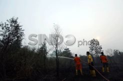 Berbagai Upaya Pemadaman Kebakaran Lahan di Sumsel