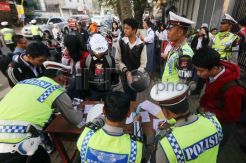 100 Pelajar Terjaring Razia Kendaraan Bermotor