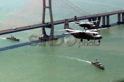 Foto Udara Gladi Bersih HUT TNI ke-69