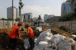 Perbaikan Instalasi Air Mancur Patung Arjuna Wiwaha