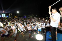 Ribuan Peserta Ikuti MNC Channels Light Run