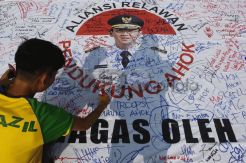 Aksi Dukung Ahok
