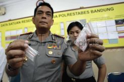 Polrestabes Bandung Amankan Sabu Senilai Rp.30 Juta