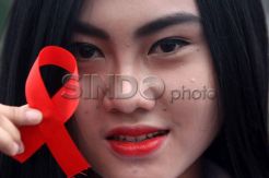 Peringatan Hari AIDS di Surabaya