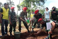 Universitas Indonesia Gandeng Kopassus Lestarikan Hutan Kota