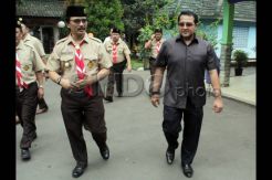 Adhyaksa Dault Bahas Kesiapan Jambore Pramuka