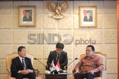 Irman Gusman Terima Kunjungan Ketua Komisi Pertahanan Parlemen Korea Selatan