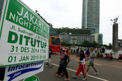 Malam Tahun Baru Sudirman-Thamrin Ditutup