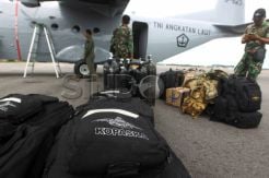 Kopaska TNI-AL Diterjunkan Evakuasi Korban AirAsia QZ8501
