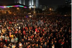 Ribuan Warga Padati Silang Monas Jakarta