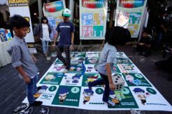 Bermain Ular Tangga Perdamaian di Peacetival 2015