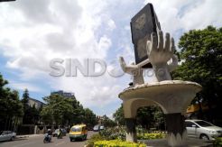 Plakat Adipura Kota Bandung Hilang Dicuri